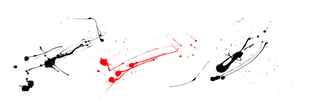 Simple Gooey Splash Block Design Element Vector