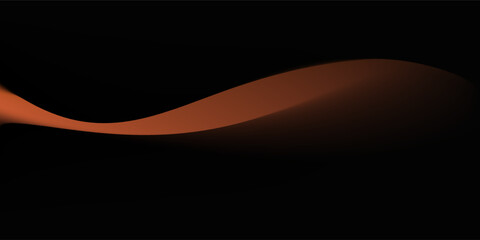 Orange black grainy gradient background with black background full of noise