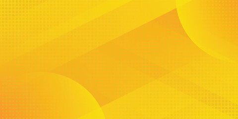 Modern abstract background with memphis elements in yellow and orange gradients and retro themed for posters, banners and website landing pages