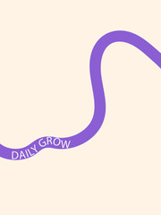 An abstract blue wave background vector design featuring a 3d water drop shape as a professional Grow  business art concept illustration