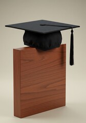 卒業の刻、静謐な木肌