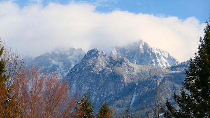 Obraz premium winterliche Ennstaler Alpen, Gesäuse 