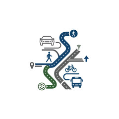 Transportation Route Options for Different Modes.