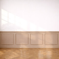 Decorative Wall Panel Mockups in Soft Neutral Colors