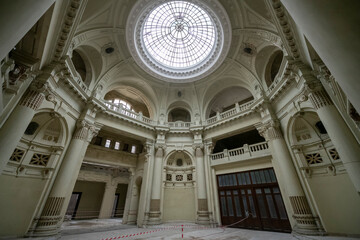 Abandoned Palace in Budapest, Hungary &ndash; Derelict Historic Television Headquarters, Urban Decay Architecture, Forgotten Cultural Landmark, Empty Neo-Renaissance Building Exterior