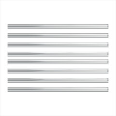 Obraz premium metal tubes glass lines