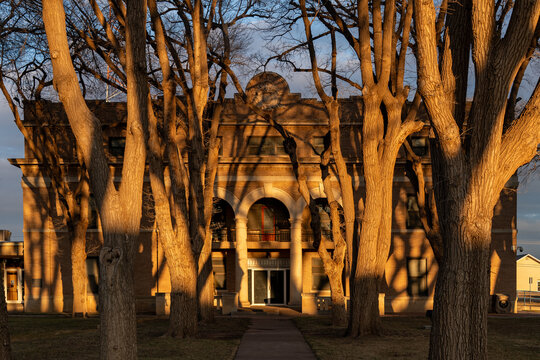 Historic Parmer County Courthouse in Farwell, Texas