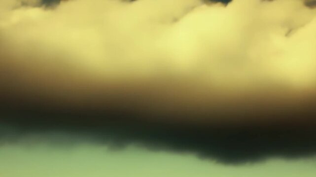 Sky creating a mood with abstract cumulus clouds contrasting with the blue green upper atmosphere, offering a beautiful natural background for various creative projects