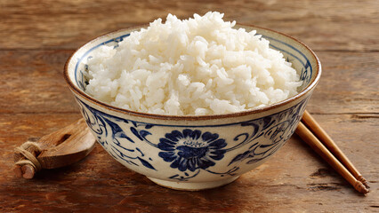 bowl of white rice