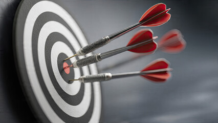 dart hitting target