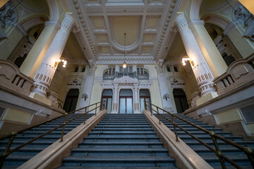 Abandoned Palace in Budapest, Hungary &ndash; Derelict Historic Television Headquarters, Urban Decay Architecture, Forgotten Cultural Landmark, Empty Neo-Renaissance Building Exterior