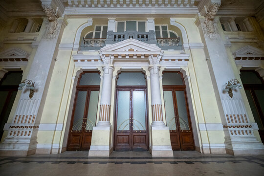 Abandoned Palace in Budapest, Hungary &ndash; Derelict Historic Television Headquarters, Urban Decay Architecture, Forgotten Cultural Landmark, Empty Neo-Renaissance Building Exterior