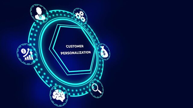 Customer Personalization Strategy and Individual Consumer Experience Optimization Concept. Business, Technology, Internet and Network Concept.
