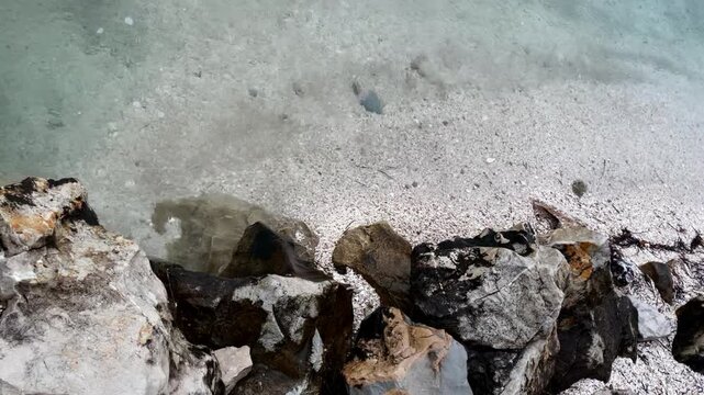 Sea Wave Reaching Shore - Relaxing Ocean Background