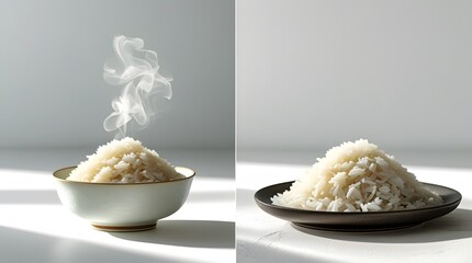 Bright Food Comparing Balanced Meal vs Overeating