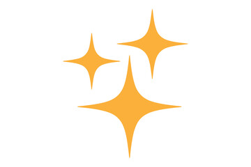 Obraz premium glowing shine symbol, magic light effect, twinkle stars design, modern flat graphic for apps, websites, UI, branding, digital decoration