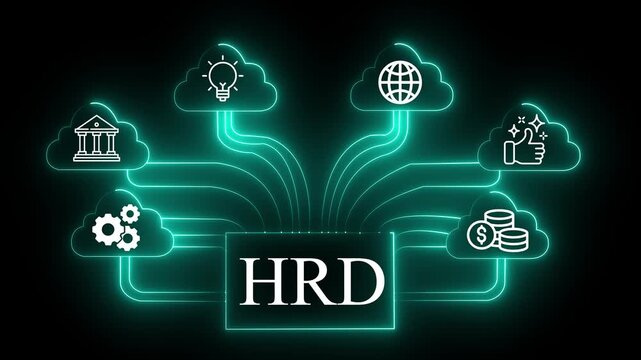HRD Modern 3d vector illustration of an eco friendly bulb with a recycle symbol concept for a business technology web icon and social media network sign