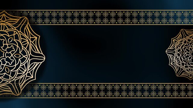 Seamless Loop Flow ramadan Ethnic Tribal Pattern Background