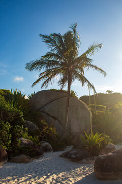 Praia Grande cidade de Governador Celso Ramos Santa Catarina Brasil regi&atilde;o da Grande Florianopolis
