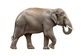 Obraz premium Young Asian Elephant Walking in a Natural Habitat