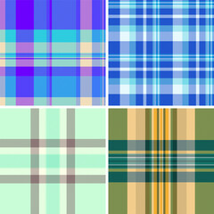Festive plaid bundle built for product mockups. Holiday tartan backgrounds enhance presentation. Vector clarity supports realism.