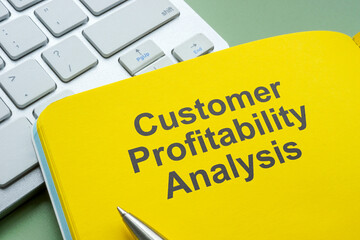 Customer profitability analysis on notebook.