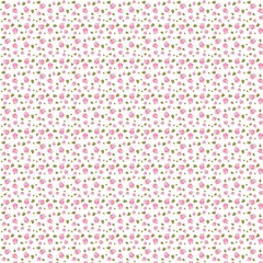 Delicate pink rose bouquet seamless pattern on soft cream background. Feminine romantic floral design perfect for fabric prints, branding and shabby chic decor.