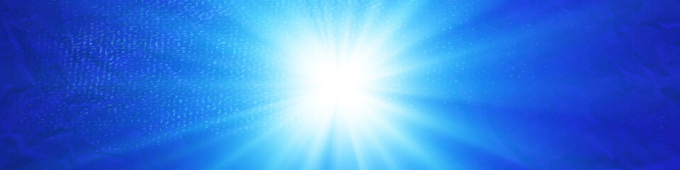 Blue panorama abstract background for Banner, Poster, celebration, event and various design works