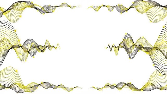 Golden wheat stalks abstract motion blur minimalist background seamless pattern