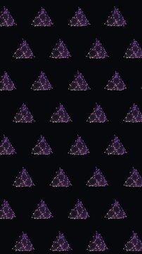 Abstract Triangular Seamless Pattern Loop &ndash; Futuristic Geometric Motion Background 4K (9:16 Vertical)
