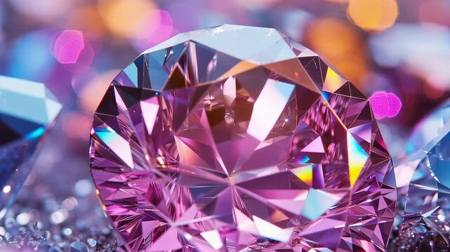 Discovering unique gems and colorful diamonds in a bright setting