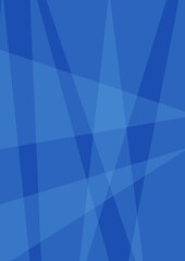 Obraz premium Royal Blue Abstract Organic Leaf Shape Pattern Background Contemporary Flat Design Resource