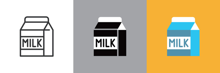 牛乳のアイコン