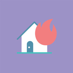 火事のアイコン © WAWAWA