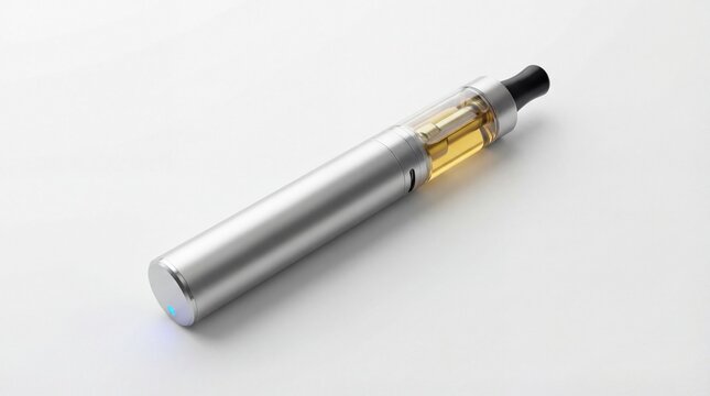 Electronic cigarette on white background