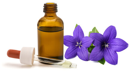 Platycodon Grandiflorus Extract in Glass Bottle with Dropper &ndash; Natural Herbal Remedy