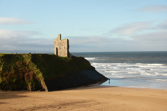 Ballybunnion, County Kerry, Ireland, Cliffs, North Atlantic Ocean