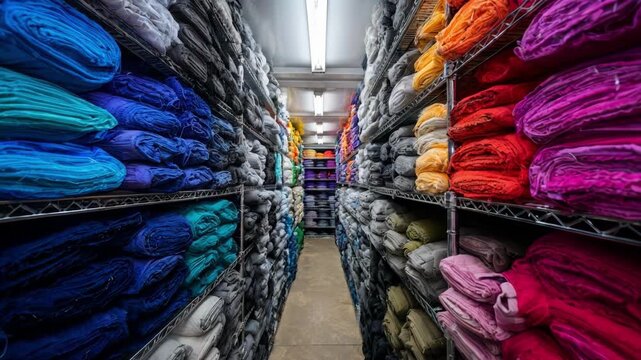 Adaptable AIdriven linen sorting system adjusting to different fabric textures and sizes for optimal categorization