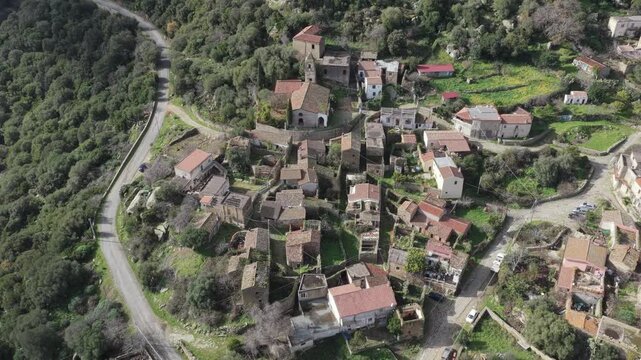 Il Borgo di Lollove, Barbagia, Sardegna.