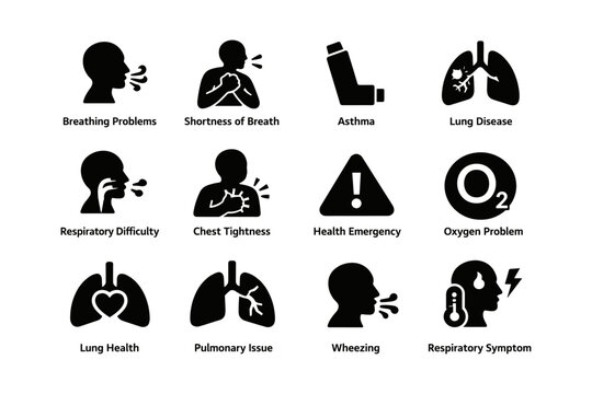 Respiratory problems: symptoms and health indicators