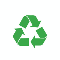 Fototapeta premium Eco Friendly Recycling Symbol for Sustainability and Environmental Conservation