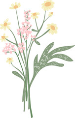 Wildflower Bouquet Doodle