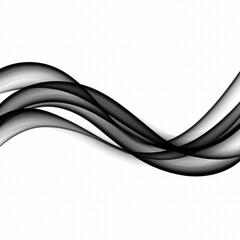 Fototapeta premium Dynamic Dark Wave Arc with Halftone Pattern Overlay
