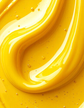Extreme macro of mustard oil texture