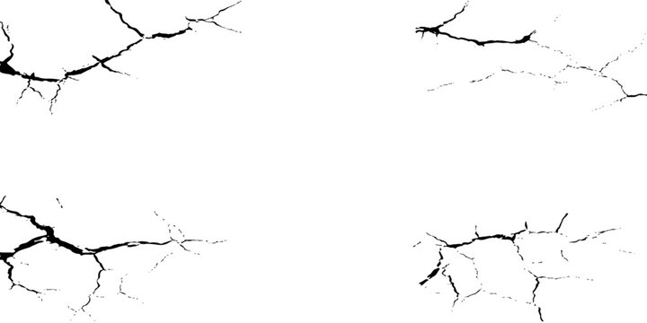 Broken glass cracked wall and ground texture background