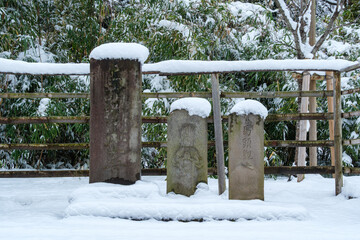 馬頭観音の雪景色