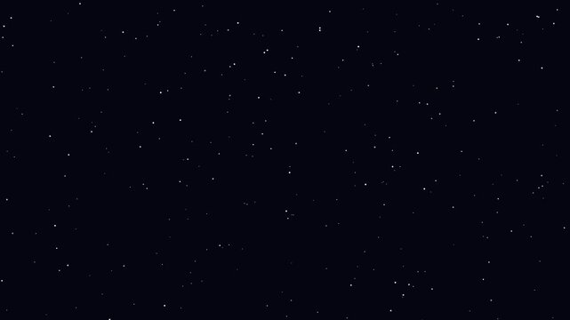 Neon parallax star field space animation
