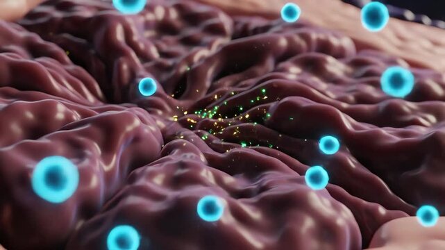 Reactive oxygen species forming naturally during high energy output, glowing as tiny bright sparks along the membrane. Antioxidant molecules drift in and neutralize them, dimming the excess brightness