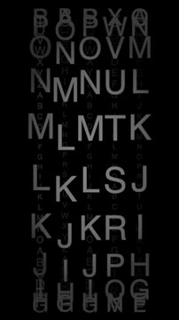 Revolving code letters reveal CRIME on screen suggesting illegal activity. Cybersecurity background ideal for hacking and investigation themes.
