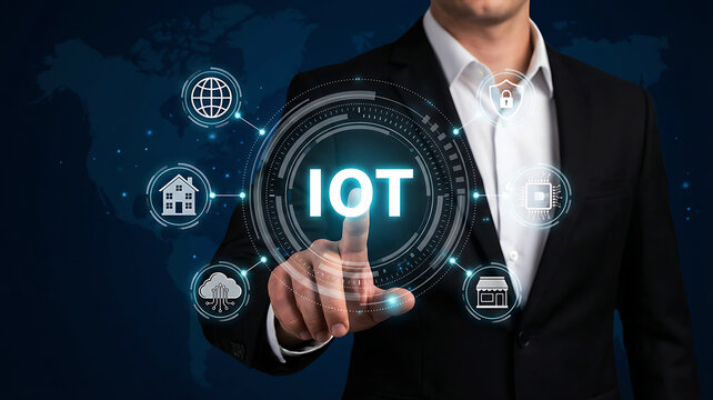 Internet of Things IOT Smart Technology Business Automation Concept